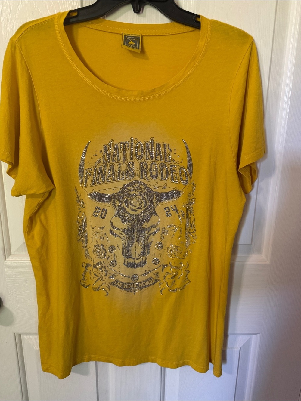 Yellow National Finals Rodeo 2024 Graphic Tee